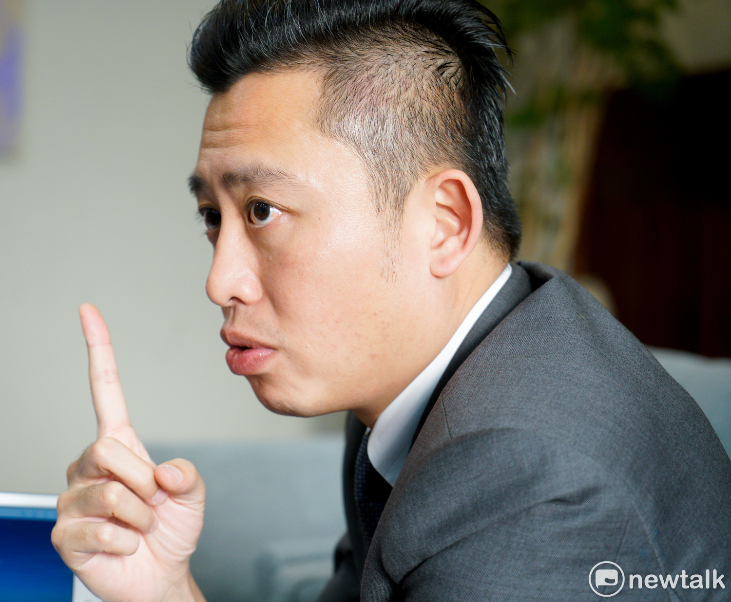 新竹市長林智堅專訪。 新竹市長林智堅專訪。