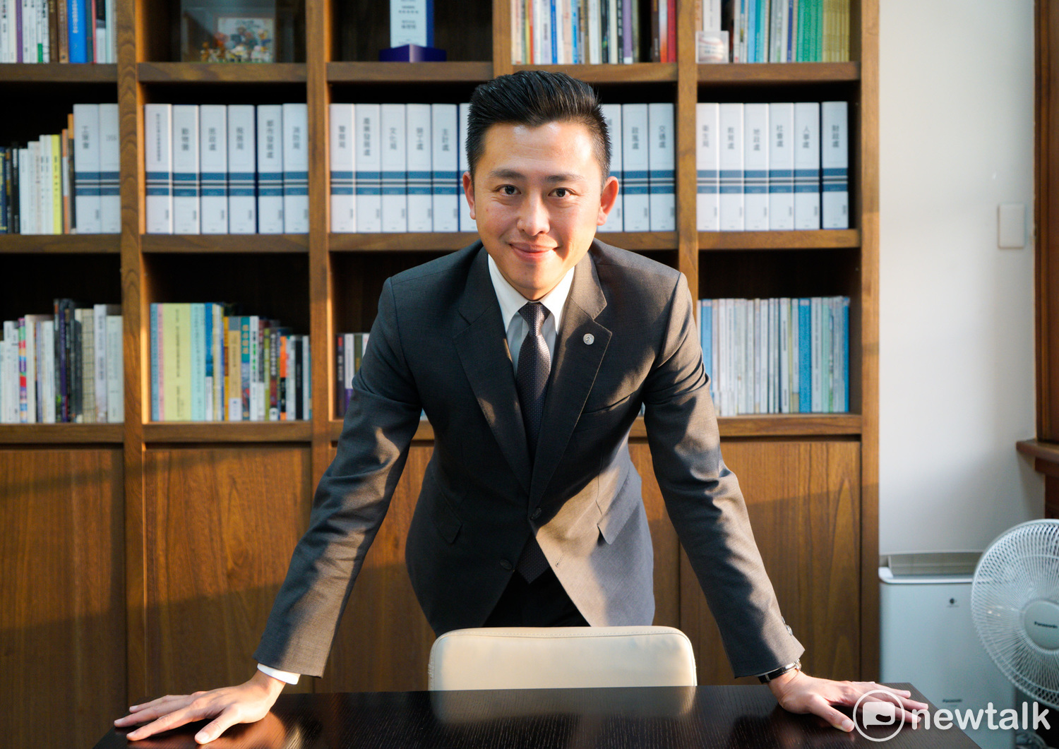 新竹市長林智堅專訪。 新竹市長林智堅專訪。
