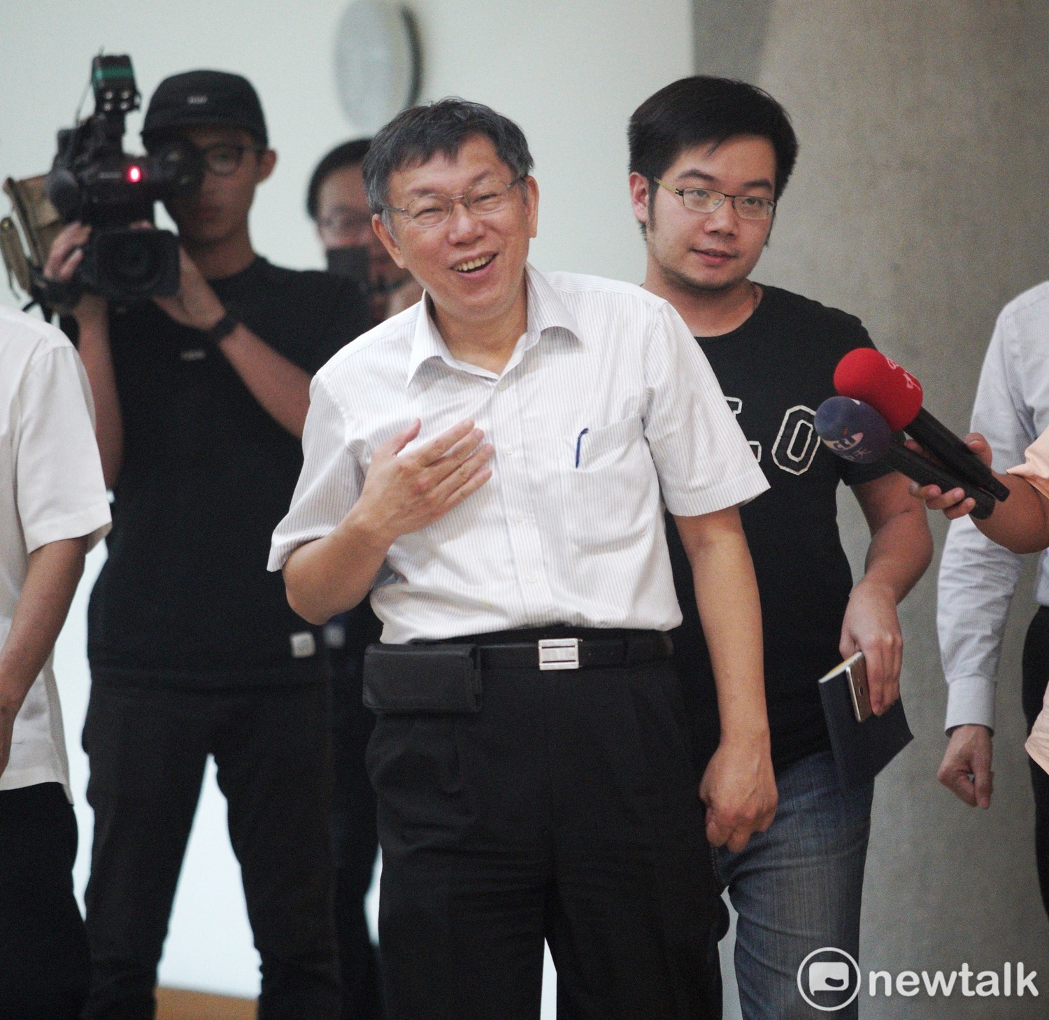 現任台北市長柯文哲。 現任台北市長柯文哲。