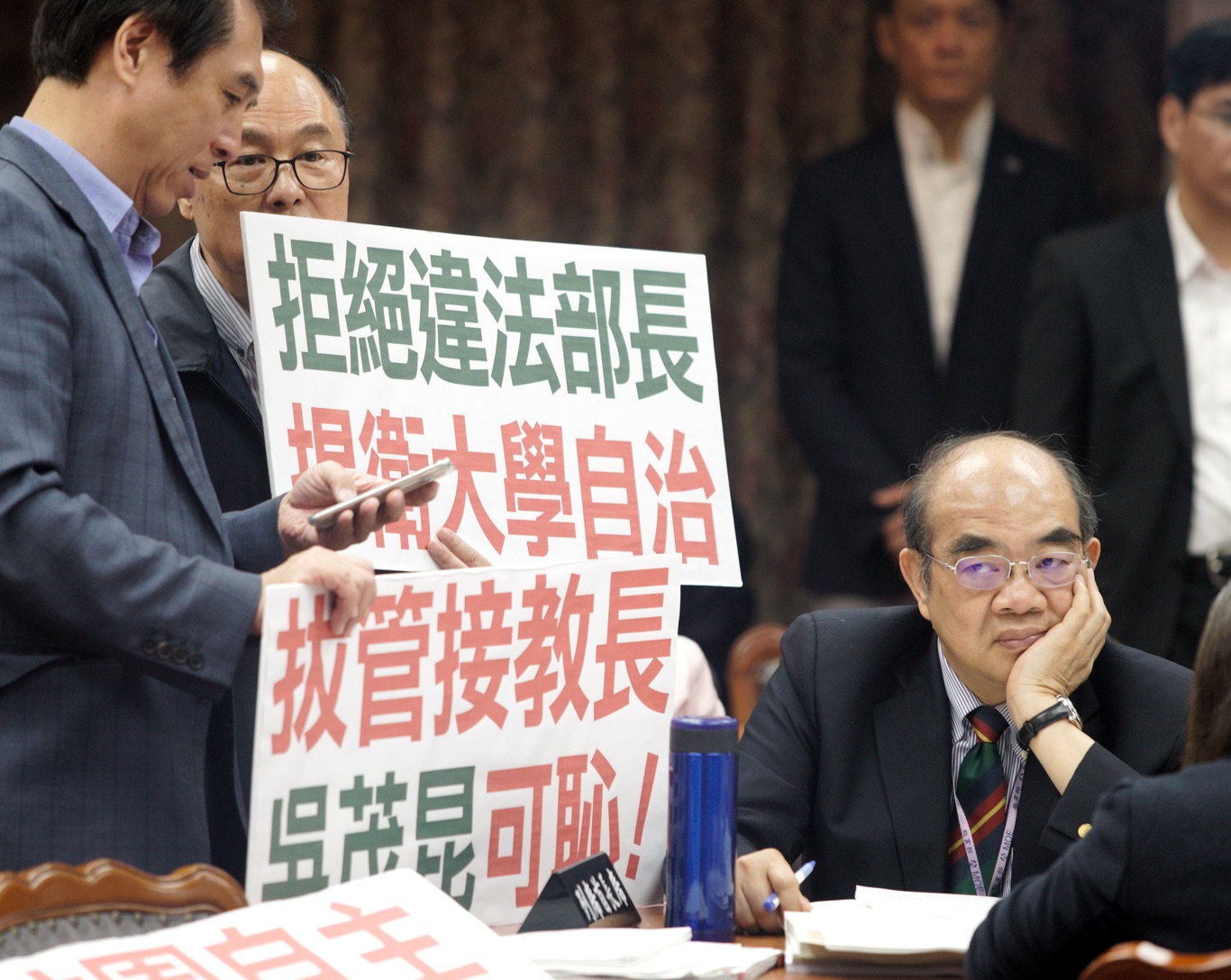 吳茂昆的爭議不斷,全國多個教育團體強烈要求他下台。資料照片。 吳茂昆的爭議不斷,全國多個教育團體強烈要求他下台。資料照片。