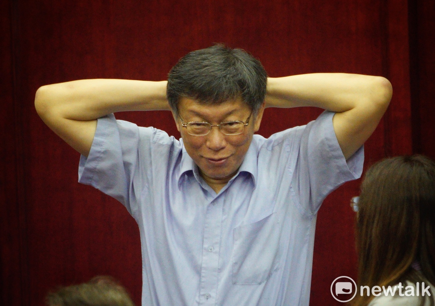台北市長柯文哲。 台北市長柯文哲。
