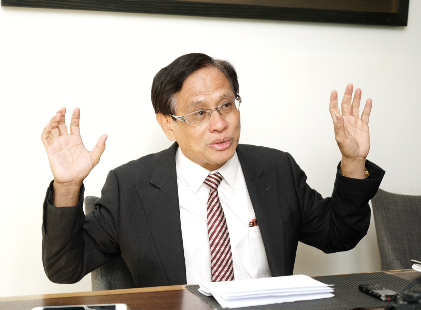 民進黨中常會決議,要組成溝通小組再與喜樂島溝通,郭倍宏1日受訪說,「到現在連一通電話都沒有」。 圖:張良一/攝 民進黨中常會決議,要組成溝通小組再與喜樂島溝通,郭倍宏1日受訪說,「到現在連一通電話都沒有」。 圖:張良一/攝