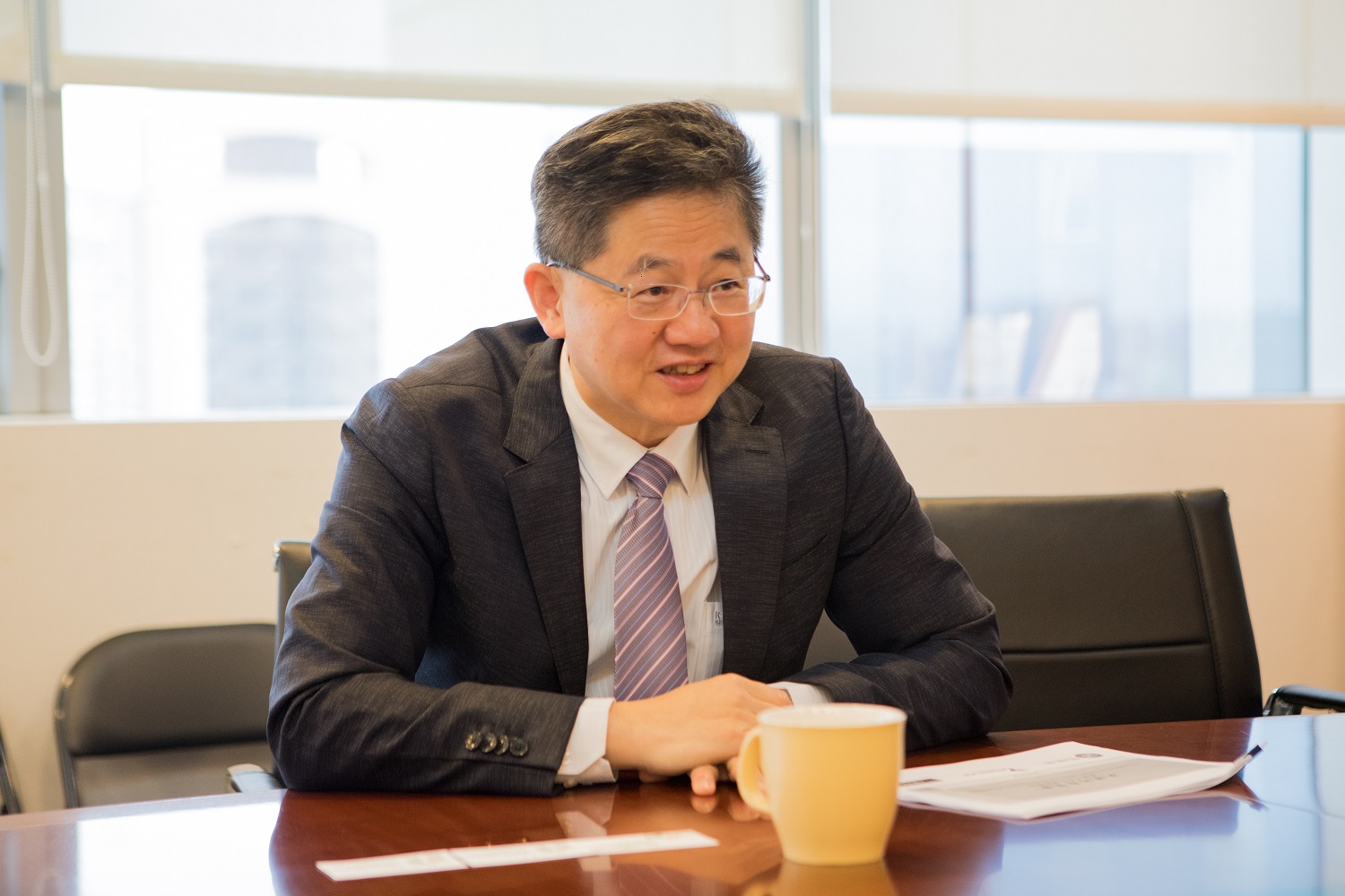 林博泰解釋,國際奧委會已將電競明文納入運動產業,且目標族群皆為年輕人,電競市場非常有未來性。圖:陳宣如/攝