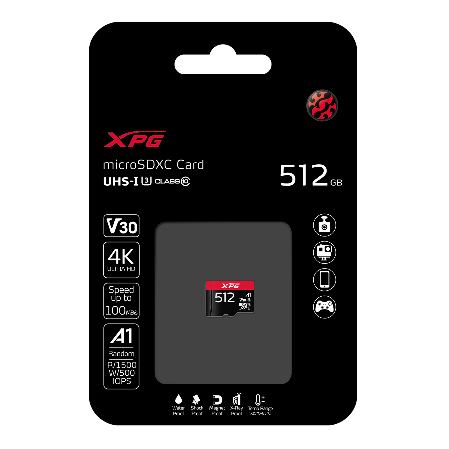 威剛科技旗下的電競品牌XPG,今日發售遊戲用microSD記憶卡。 圖:威剛科技/提供 威剛科技旗下的電競品牌XPG,今日發售遊戲用microSD記憶卡。 圖:威剛科技/提供