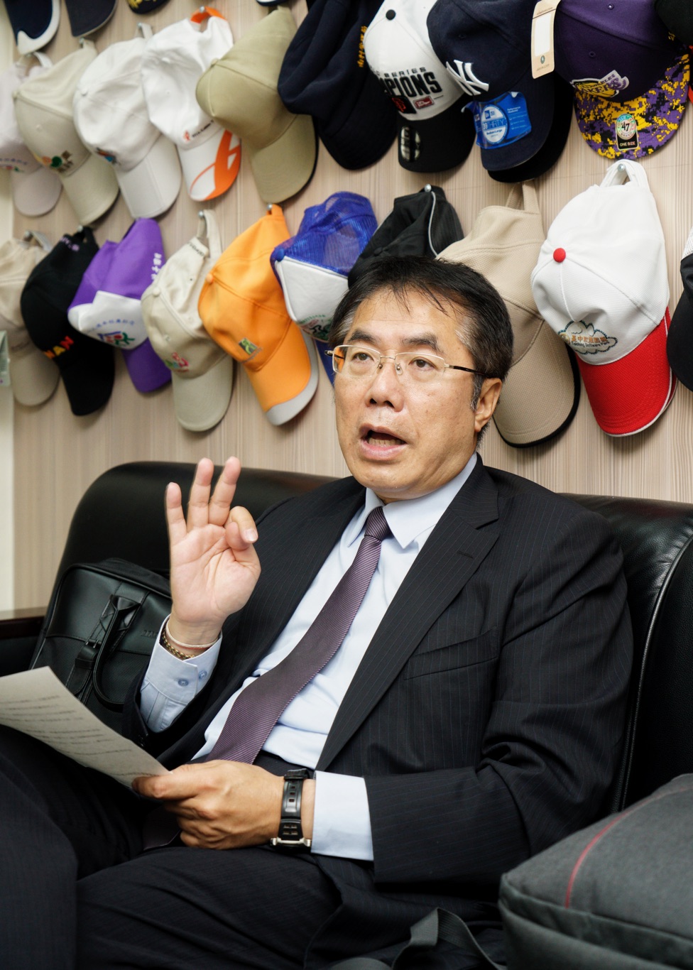 台南市長當選人黃偉哲專訪。 圖:張良一/攝 台南市長當選人黃偉哲專訪。 圖:張良一/攝