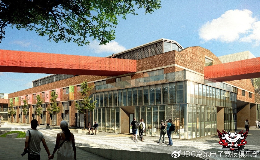JDG京東電子競技中心示意圖。