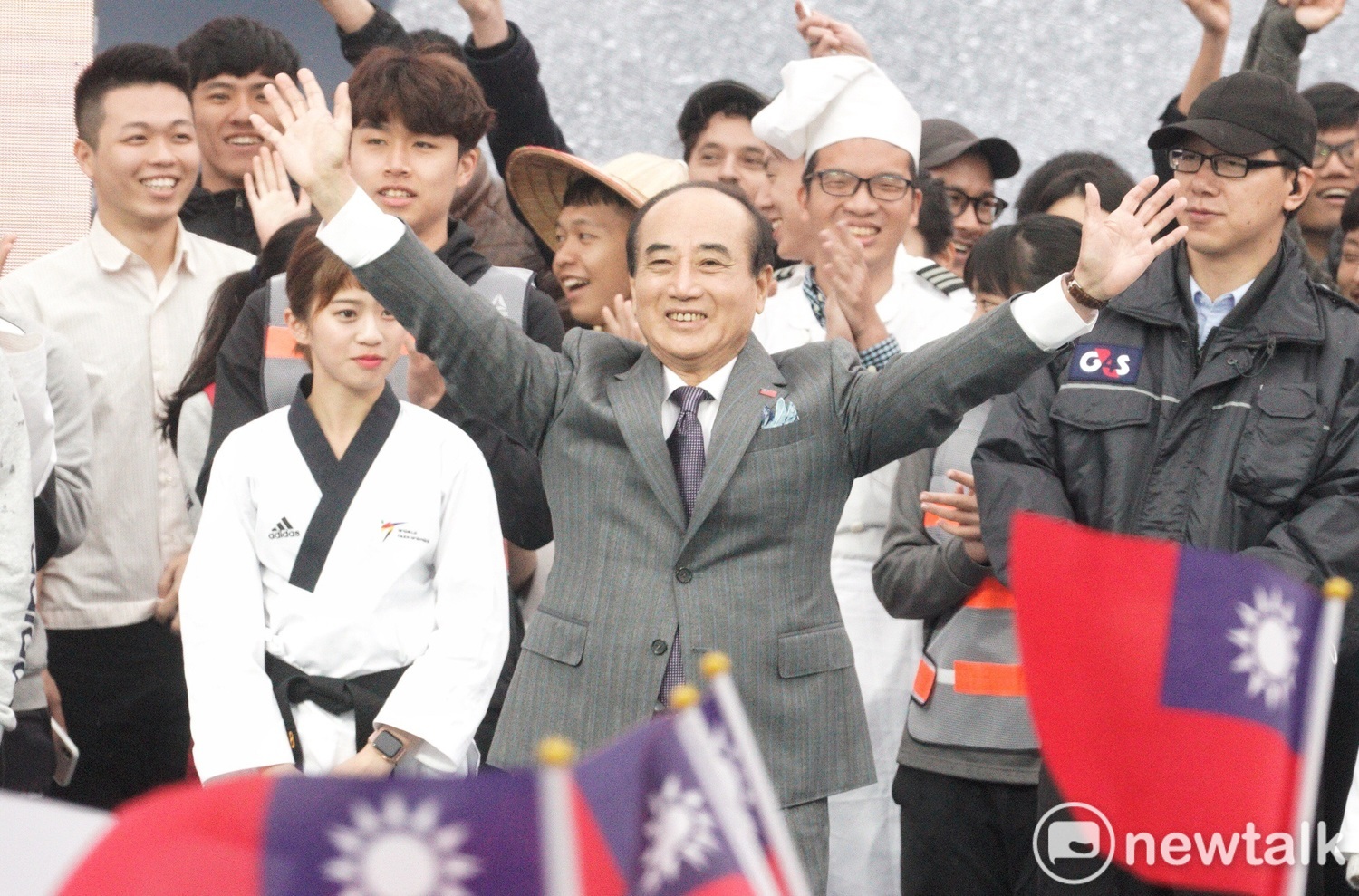 前立法院長王金平今(7)日正式宣布參選2020總統大選。 圖:張良一/攝 前立法院長王金平今(7)日正式宣布參選2020總統大選。 圖:張良一/攝