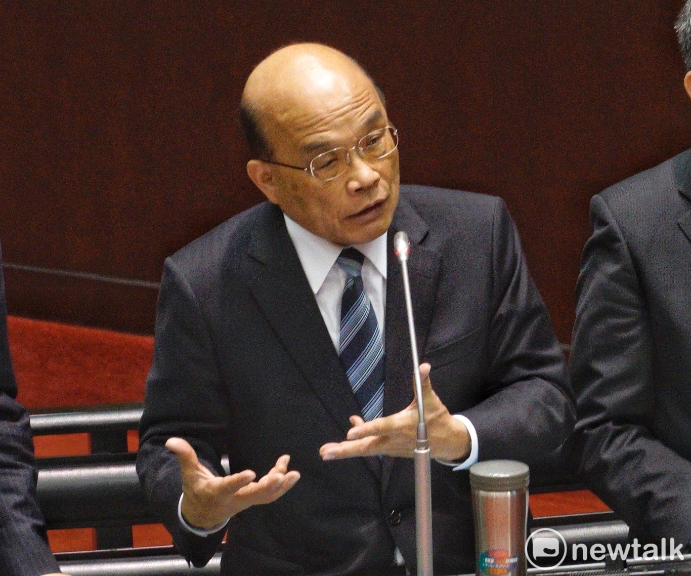 行政院長蘇貞昌今(12)日表示,把這個宣導要武力統一台灣的人(李毅)驅逐出境,只是「剛好而已,快走不送」。 圖:張良一/攝(資料照片) 行政院長蘇貞昌今(12)日表示,把這個宣導要武力統一台灣的人(李毅)驅逐出境,只是「剛好而已,快走不送」。 圖:張良一/攝(資料照片)