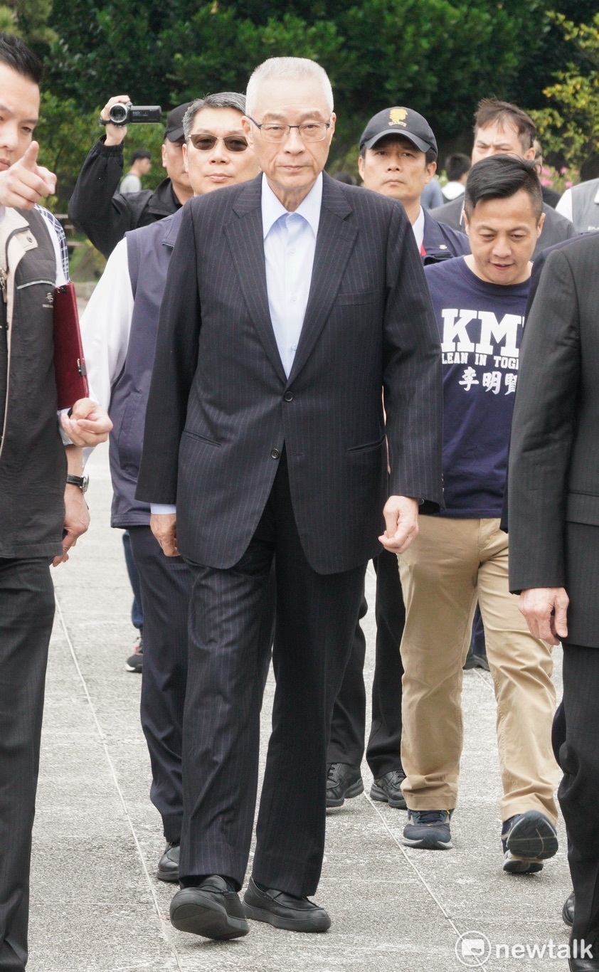 國民黨主席吳敦義出席蔣介石逝世紀念活動。 圖:張良一/攝 國民黨主席吳敦義出席蔣介石逝世紀念活動。 圖:張良一/攝
