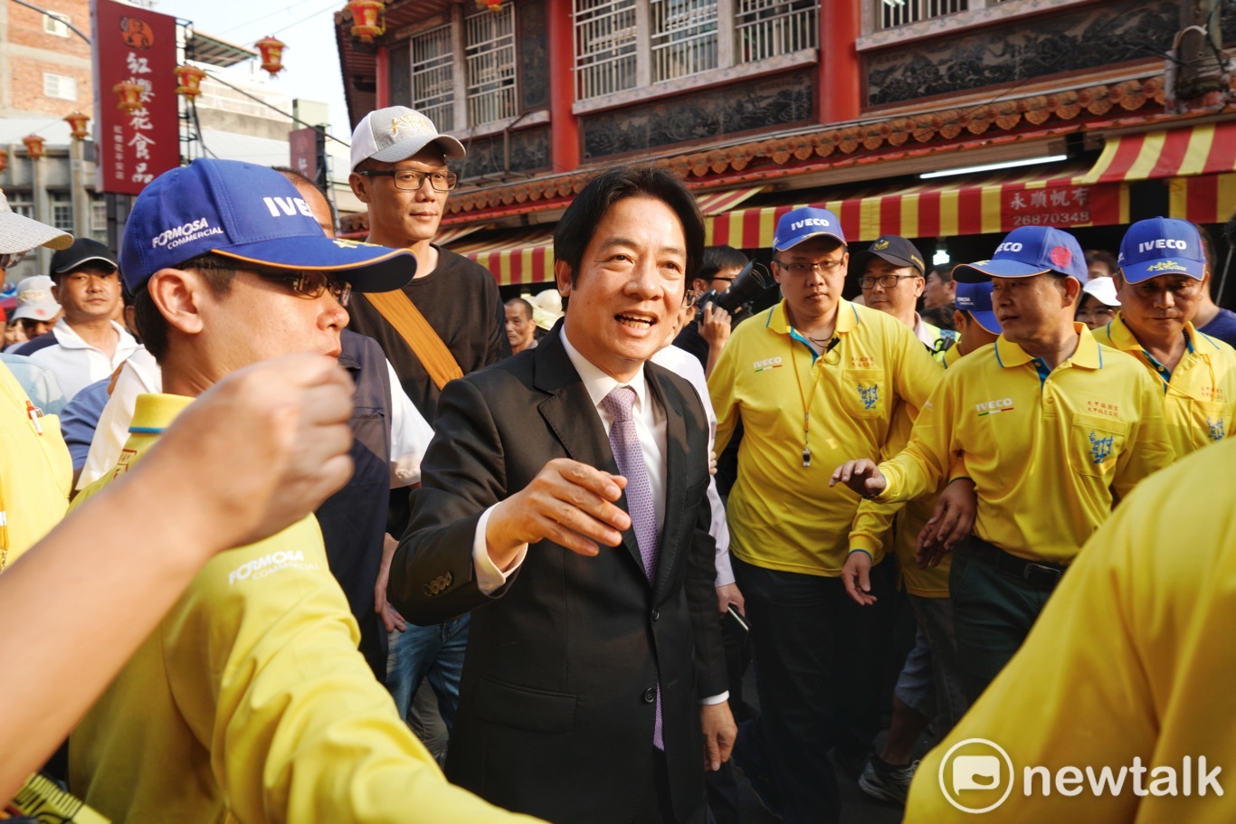 賴清德鎮瀾宮參拜。 圖:張良一/攝 賴清德鎮瀾宮參拜。 圖:張良一/攝