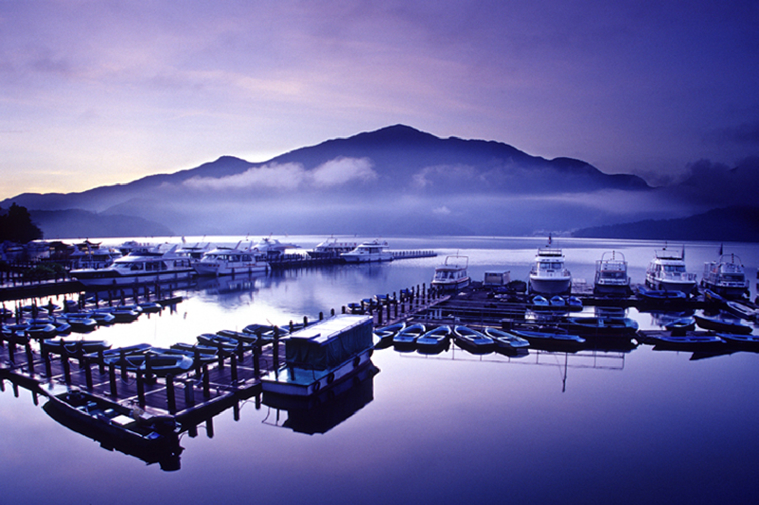 日月潭碼頭美景。 圖:取自清境農場官網 日月潭碼頭美景。 圖:取自清境農場官網