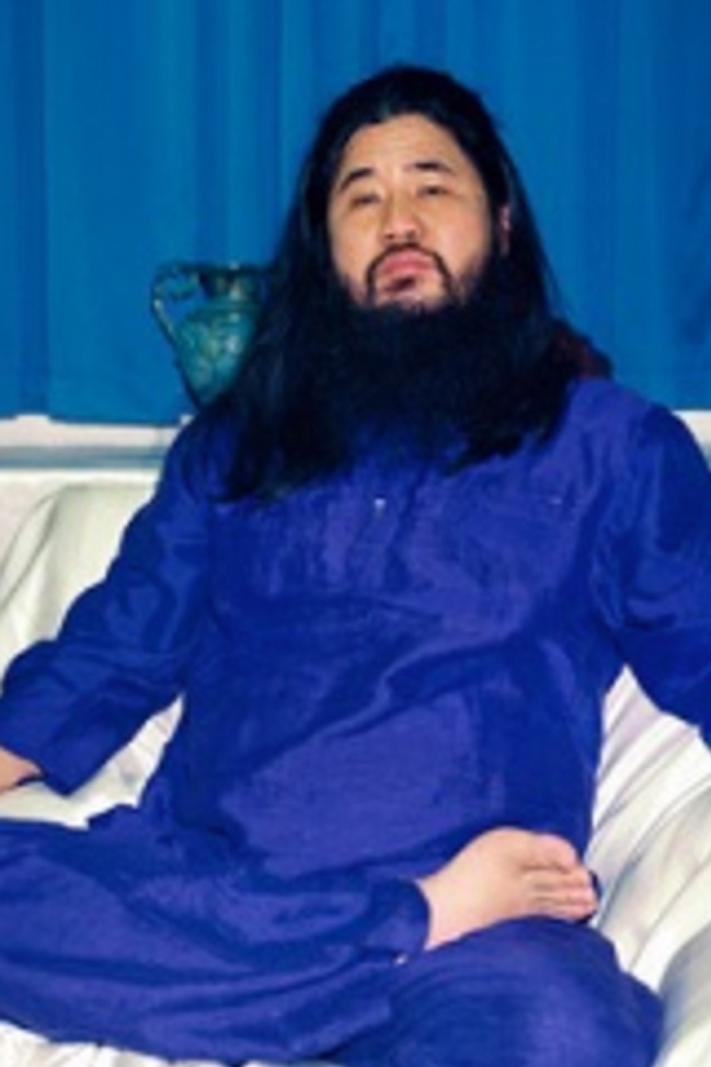 奧姆真理教教主麻原彰晃。 圖:翻攝自維基百科 奧姆真理教教主麻原彰晃。 圖:翻攝自維基百科