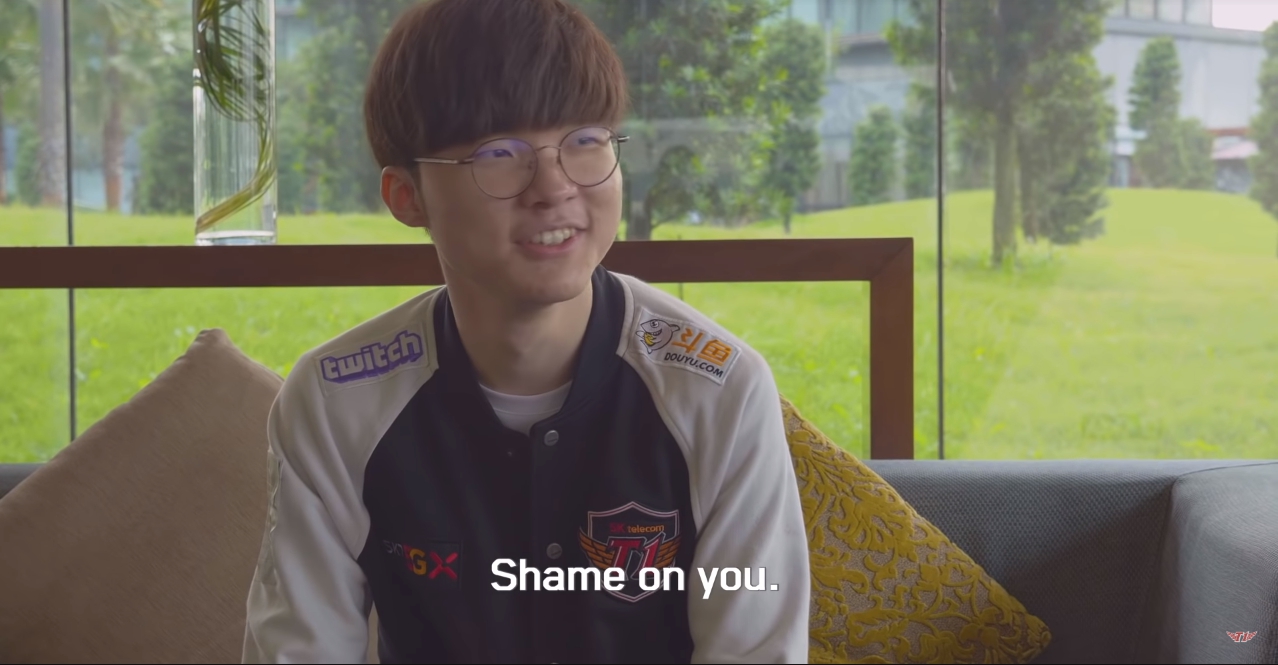 Faker赤裸裸表達出把閃現放在D的嫌惡 Faker赤裸裸表達出把閃現放在D的嫌惡