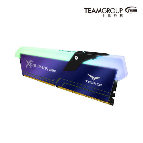 半導體廠商十銓科技推出多項電競記憶體,圖為T-FORCE XCALIBUR ARGB 電競記憶體。圖:十銓科技提供 半導體廠商十銓科技推出多項電競記憶體,圖為T-FORCE XCALIBUR ARGB 電競記憶體。圖:十銓科技提供