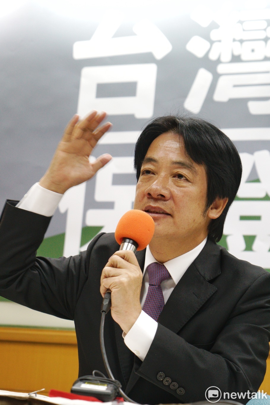 前行政院長賴清德今日召開「賴清德守護台灣」記者會。 圖:張良一 / 攝 前行政院長賴清德今日召開「賴清德守護台灣」記者會。 圖:張良一 / 攝