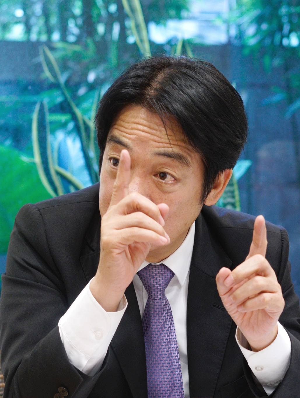 賴清德接受新頭殼專訪。圖/張良一攝 賴清德接受新頭殼專訪。圖/張良一攝