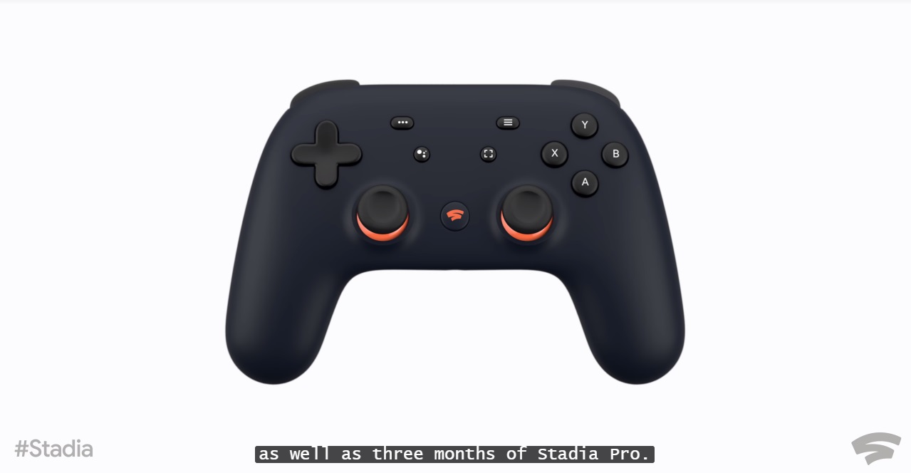 預購Stadia Founder Edition的玩家可以獲得夜光黑版本的Stadia Controller。 預購Stadia Founder Edition的玩家可以獲得夜光黑版本的Stadia Controller。