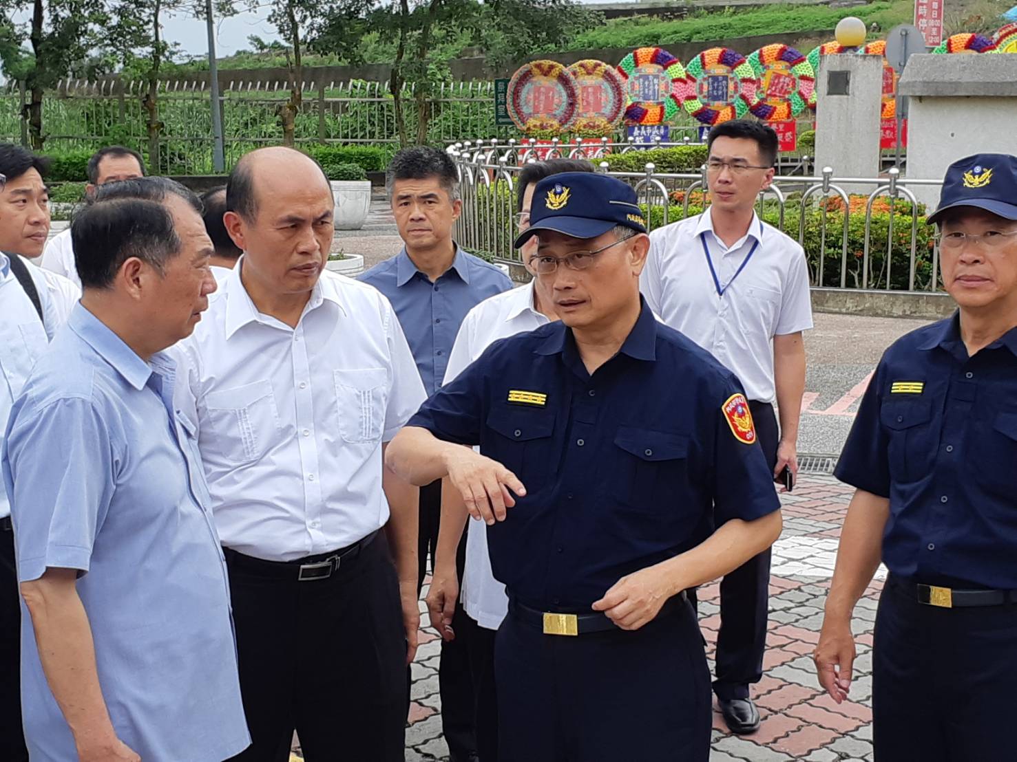 台鐵員警李承翰因公殉職,同事、長官表示不捨。 圖:蔡坤龍/攝 台鐵員警李承翰因公殉職,同事、長官表示不捨。 圖:蔡坤龍/攝