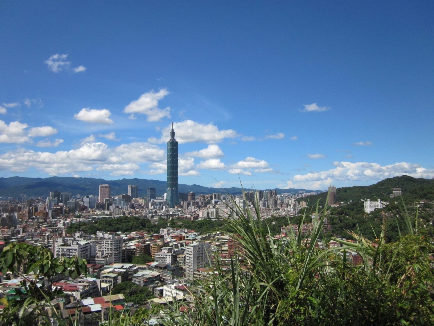 福州山公園步道地勢不高,視野卻很好,可以遠望101與大台北盆地。圖:台北市政府工務局公園路燈工程管理處/提供 福州山公園步道地勢不高,視野卻很好,可以遠望101與大台北盆地。圖:台北市政府工務局公園路燈工程管理處/提供