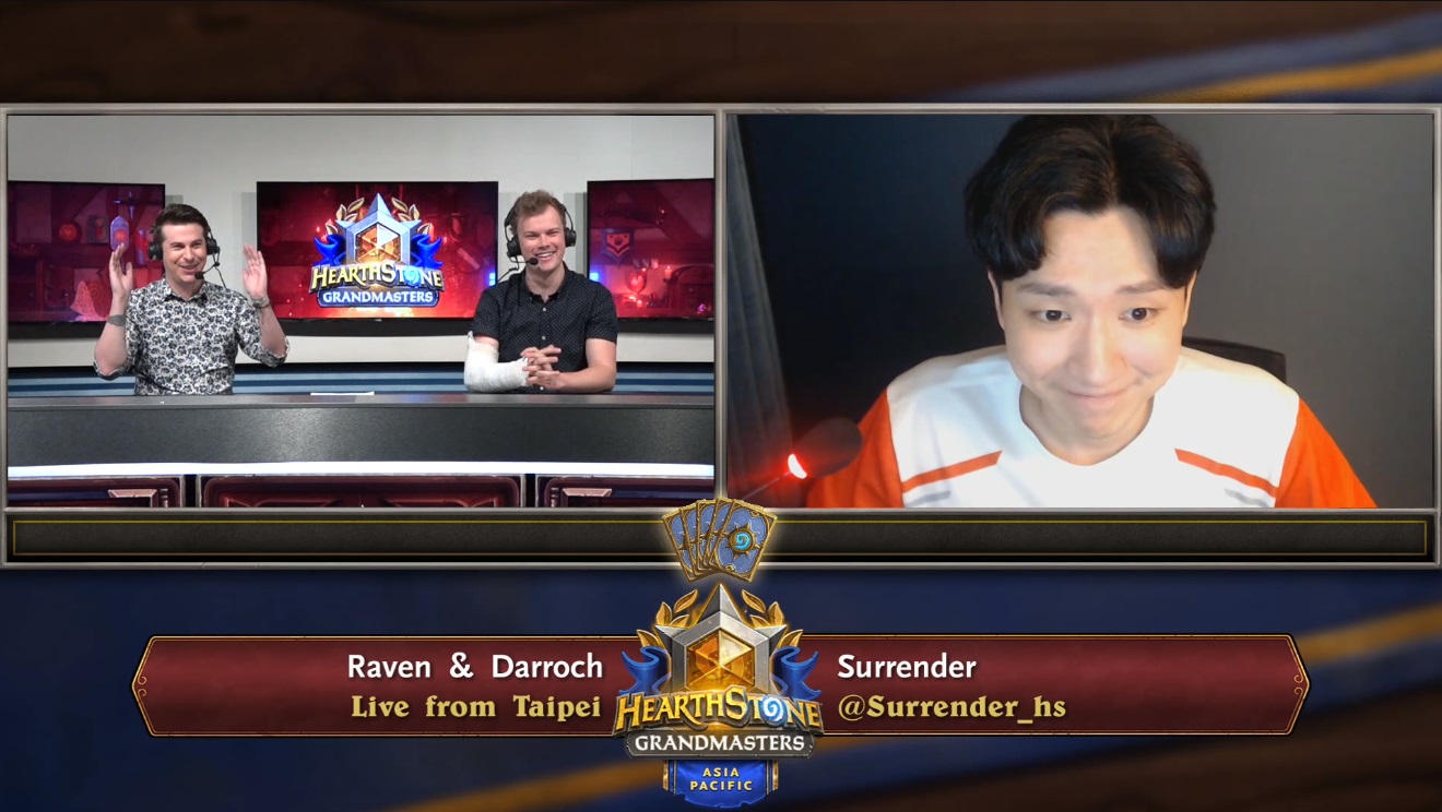 獲勝的Surrender非常高興。 獲勝的Surrender非常高興。