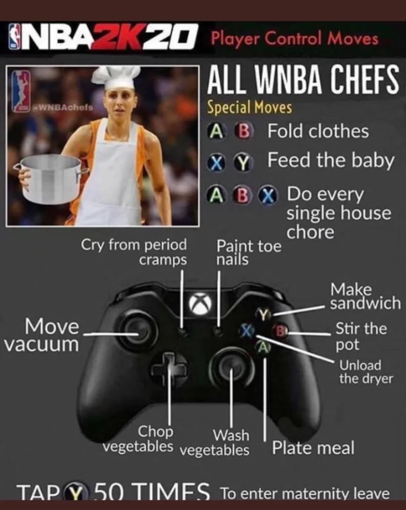 惡劣網友取笑NBA 2K將加入「MyKitchen」模式。 惡劣網友取笑NBA 2K將加入「MyKitchen」模式。