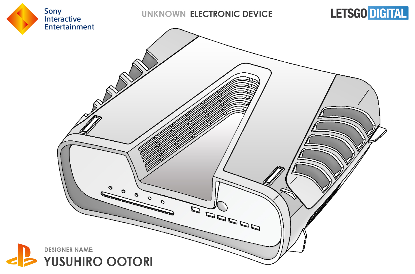 外媒 LetsGoDigital 曝光疑似 Sony 新一代主機的註冊專利圖片(圖:翻攝自 LetsGoDigital) 外媒 LetsGoDigital 曝光疑似 Sony 新一代主機的註冊專利圖片(圖:翻攝自 LetsGoDigital)