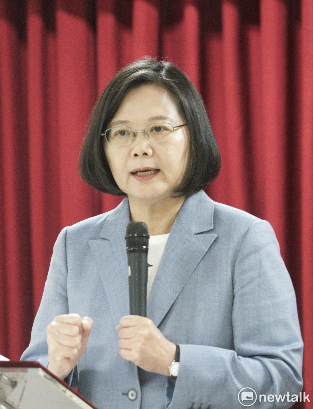 總統蔡英文。 圖:張良一/攝 總統蔡英文。 圖:張良一/攝