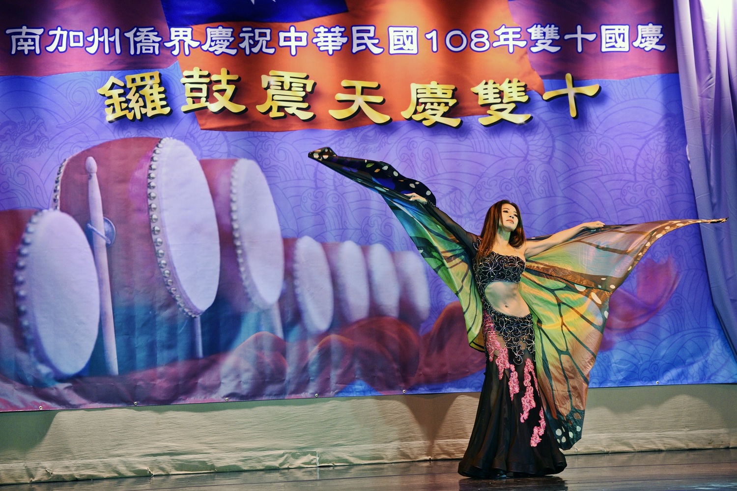 郭淑貞應邀參加今年南加州僑界慶祝國慶活動演出。(圖:郭淑貞/提供)