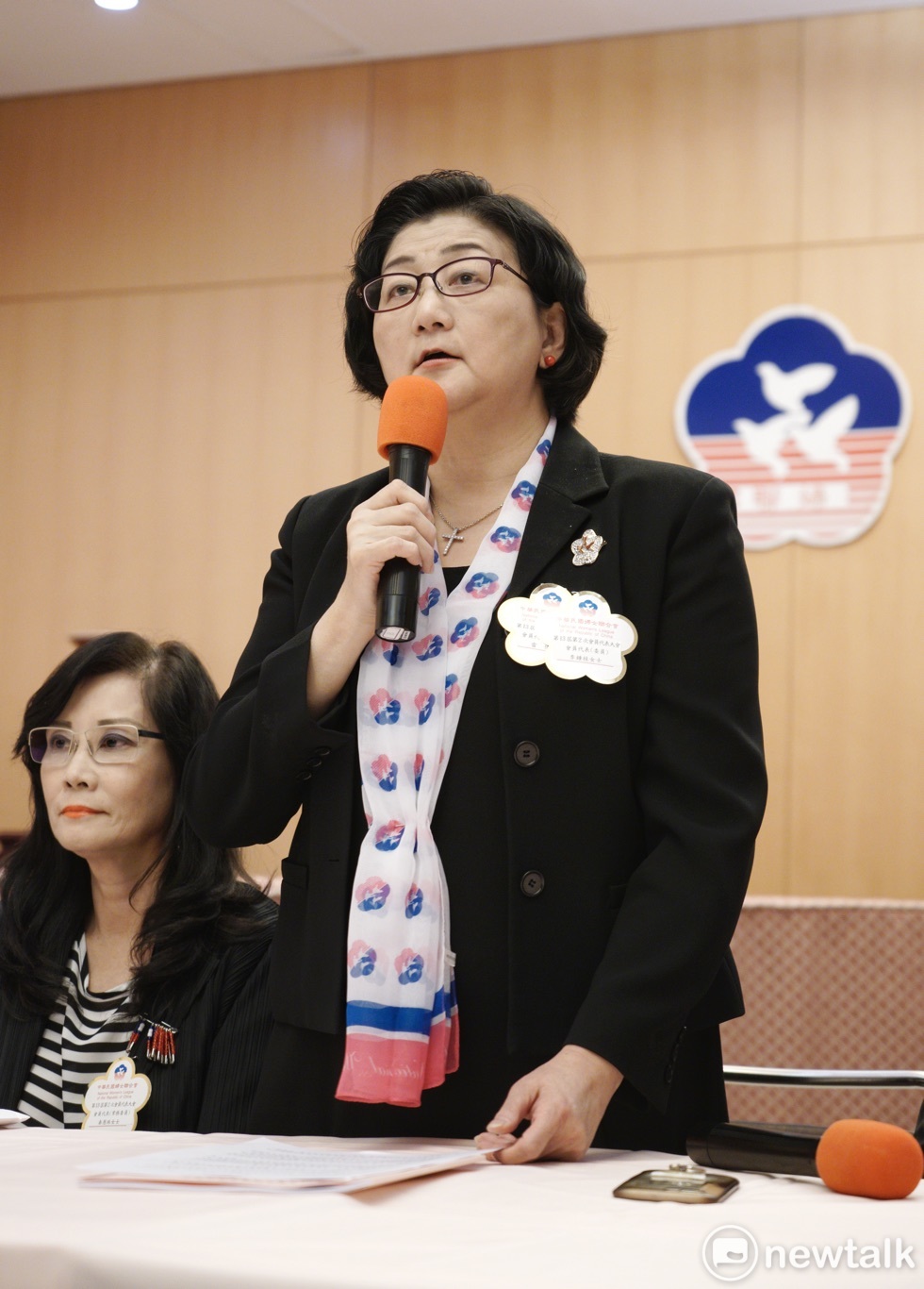 婦聯會主委雷倩。 圖:張良一/攝 婦聯會主委雷倩。 圖:張良一/攝