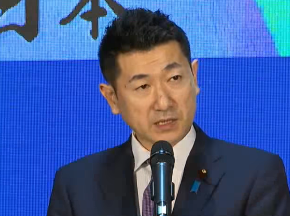 圖為2017年日本總務省副大臣赤間二郎訪台主持活動現場畫面。圖:影片畫面 圖為2017年日本總務省副大臣赤間二郎訪台主持活動現場畫面。圖:影片畫面