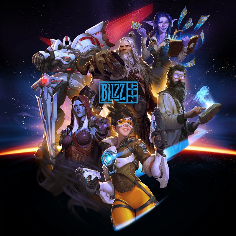 今年Blizzcon視覺圖。 今年Blizzcon視覺圖。