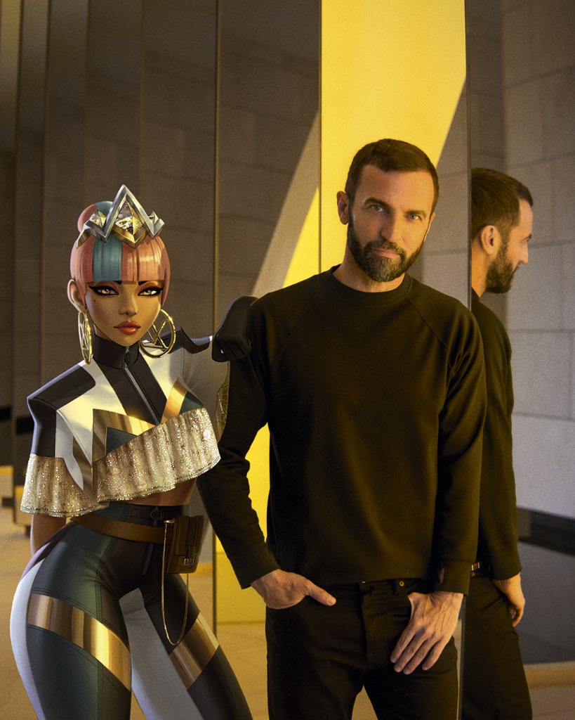 路易威登女裝藝術總監 Nicolas Ghesquière 更為新角珊娜打造路易威登聯名的「尊爵不凡」造型 路易威登女裝藝術總監 Nicolas Ghesquière 更為新角珊娜打造路易威登聯名的「尊爵不凡」造型