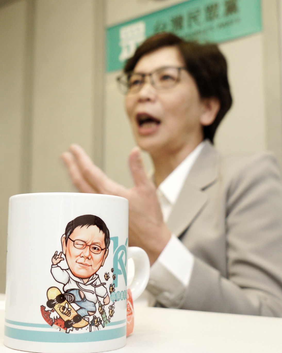 民眾黨不分區立委參選人蔡壁如接受新頭殼專訪。(圖:張良一 / 攝) 民眾黨不分區立委參選人蔡壁如接受新頭殼專訪。(圖:張良一 / 攝)