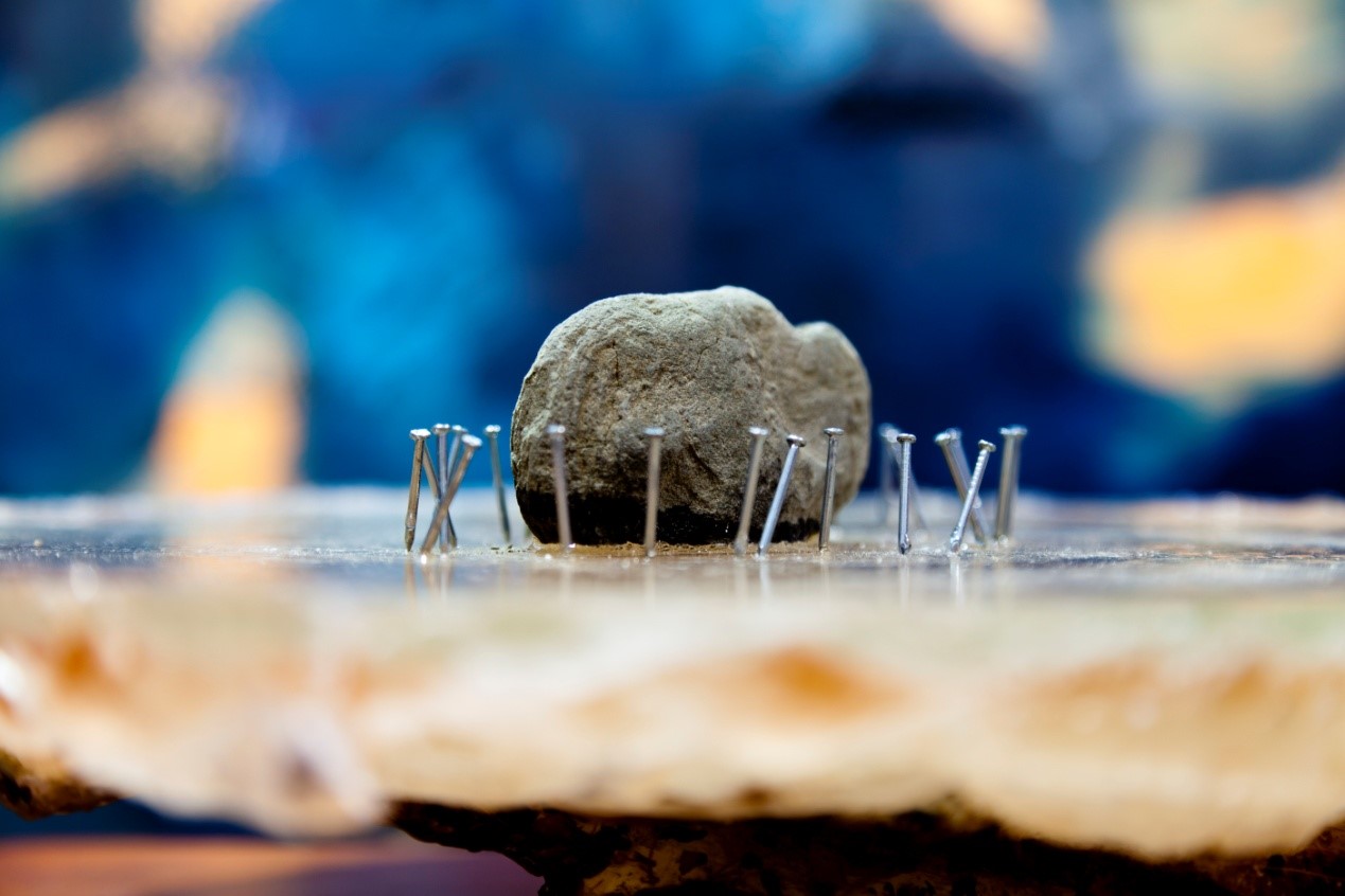 台灣藝術家黃亦中作品 「The Wall」。圖:黃亦中/提供