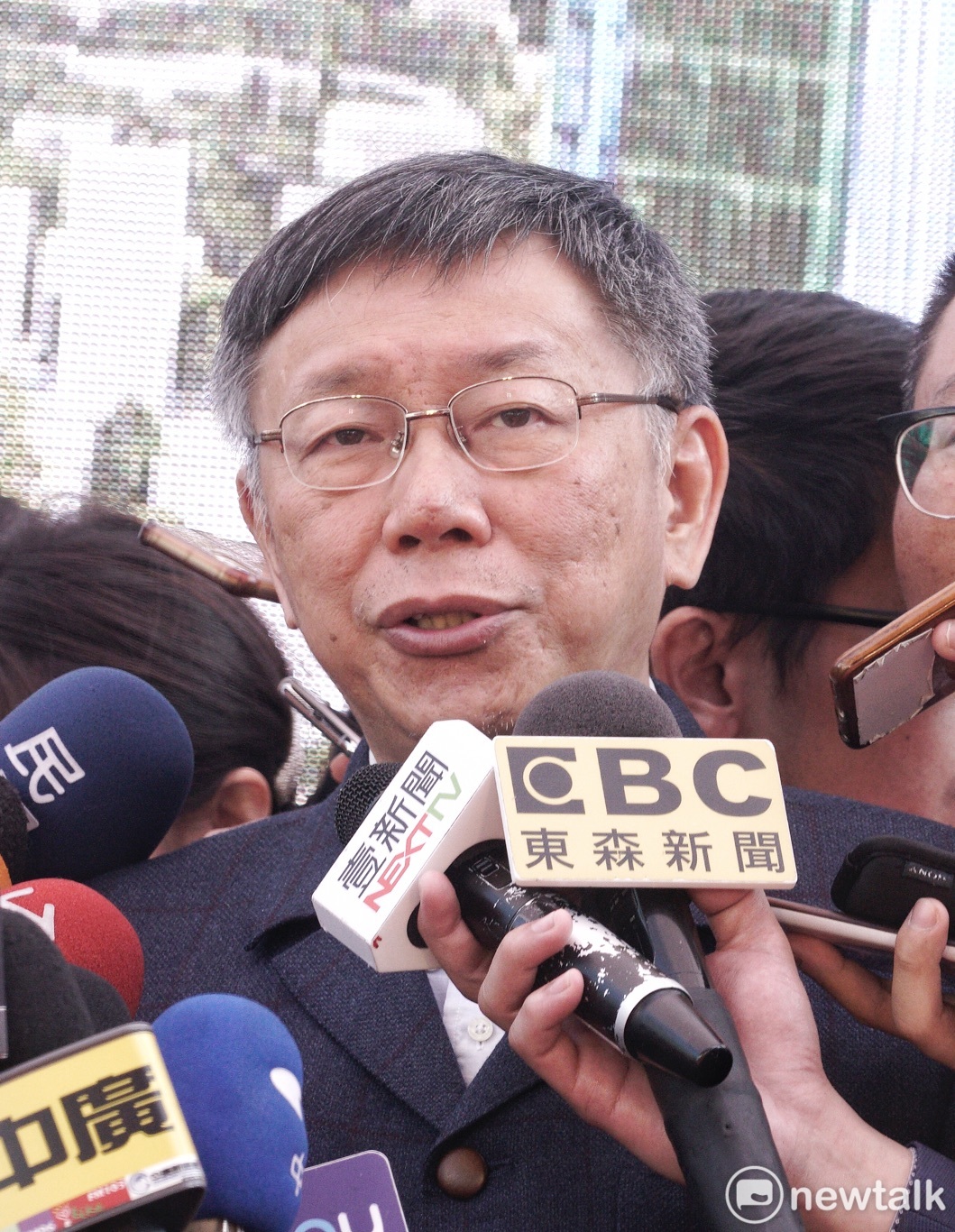 台北市長柯文哲受訪。 圖:張良一 / 攝 台北市長柯文哲受訪。 圖:張良一 / 攝