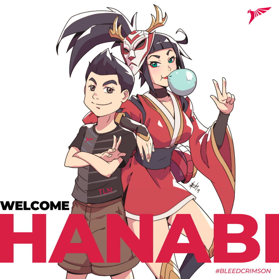 上路是曾奪三座LMS冠軍的Hanabi。