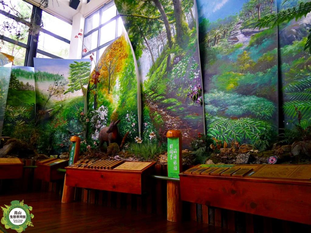員山生態教育館為推廣森林生態及生物多樣性的知性景點,1樓展示森林生態系,2樓為淺山暨湧泉保育展示區,也設有親子閱讀室。圖:翻攝自員山鄉公所網站 員山生態教育館為推廣森林生態及生物多樣性的知性景點,1樓展示森林生態系,2樓為淺山暨湧泉保育展示區,也設有親子閱讀室。圖:翻攝自員山鄉公所網站