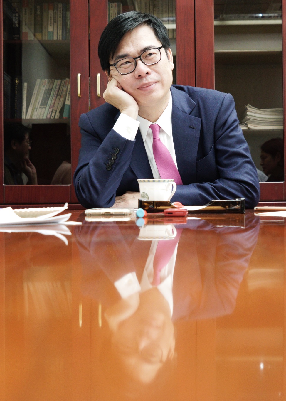 陳其邁批評中國隱匿疫情,替人類帶來浩劫。 圖:張良一/攝 陳其邁批評中國隱匿疫情,替人類帶來浩劫。 圖:張良一/攝