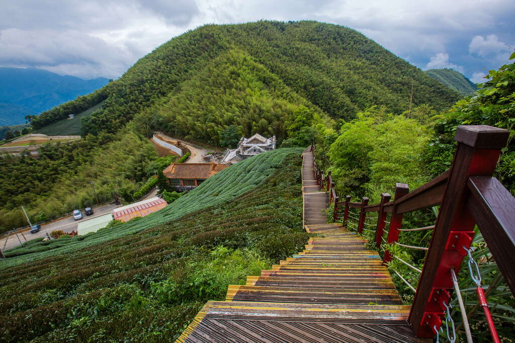 二尖山步道有兩個入口,也可和往大尖山步道串連。 圖:翻攝自阿里山國家風景區管理處網站 二尖山步道有兩個入口,也可和往大尖山步道串連。 圖:翻攝自阿里山國家風景區管理處網站