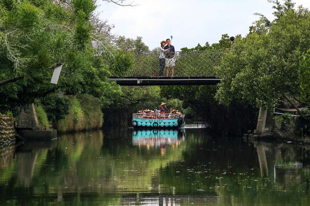 四草綠色隧道一直有小亞馬遜之稱。 圖:台南市觀旅局/提供 四草綠色隧道一直有小亞馬遜之稱。 圖:台南市觀旅局/提供