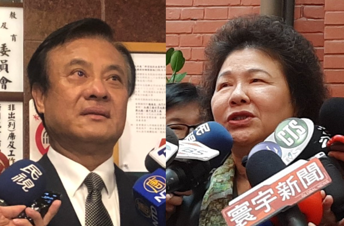 蘇嘉全由立法院長轉任總統府秘書長;陳菊則由總統府秘書長轉任監察院長。 圖:新頭殼合成 蘇嘉全由立法院長轉任總統府秘書長;陳菊則由總統府秘書長轉任監察院長。 圖:新頭殼合成