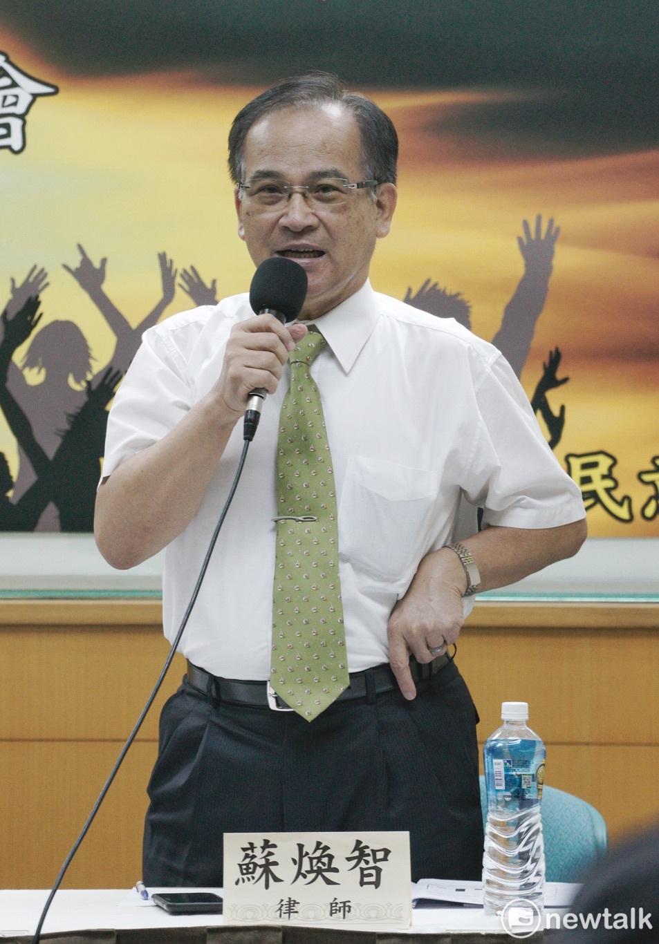台灣民意基金會記者會,蘇煥智致詞。 圖:張良一/攝 台灣民意基金會記者會,蘇煥智致詞。 圖:張良一/攝