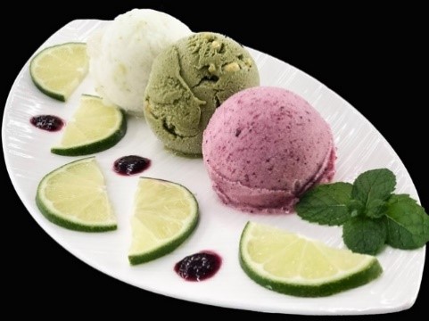 富麗義式冰淇淋融入在地時令食材,以純天然原料製作。 圖:花蓮縣府/提供 富麗義式冰淇淋融入在地時令食材,以純天然原料製作。 圖:花蓮縣府/提供
