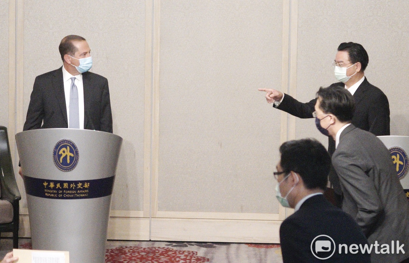 外交部長吳釗燮會見美國衛生部長阿札爾(Alex Azar)。 圖:張良一 / 攝 外交部長吳釗燮會見美國衛生部長阿札爾(Alex Azar)。 圖:張良一 / 攝