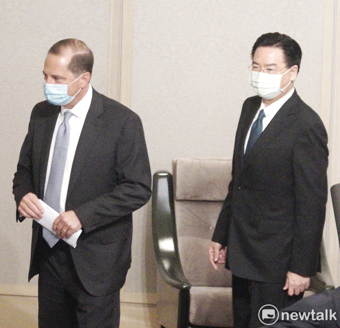 外交部長吳釗燮會見美國衛生部長阿札爾(Alex Azar)。 圖:張良一 / 攝 外交部長吳釗燮會見美國衛生部長阿札爾(Alex Azar)。 圖:張良一 / 攝
