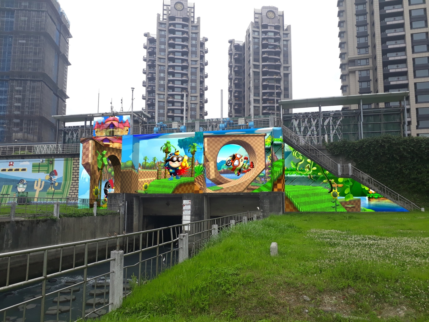 中原重力閥門。 圖:新北市政府高灘地工程管理處/提供 中原重力閥門。 圖:新北市政府高灘地工程管理處/提供
