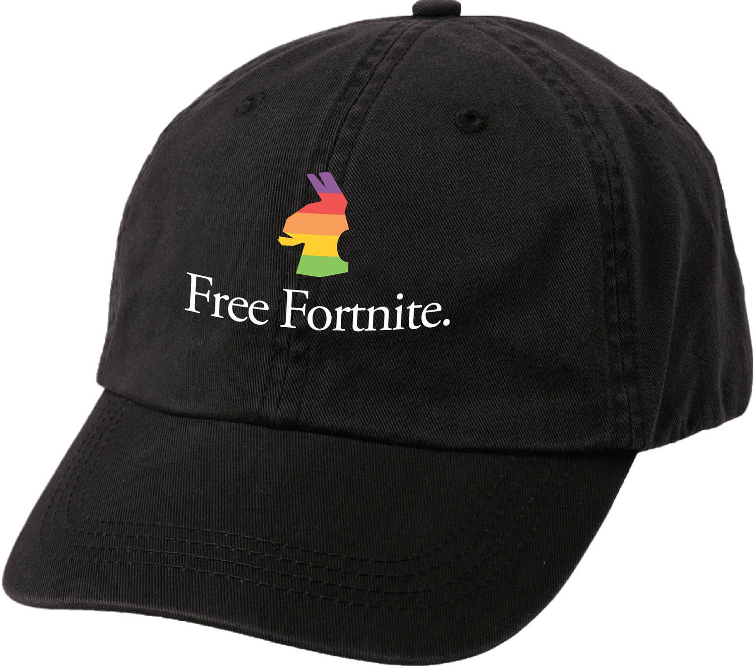 「#FreeFortnite盃」全球比賽積分最高的2萬名玩家將可獲得這頂Free Fortnite棒球帽。 圖：翻攝自官網