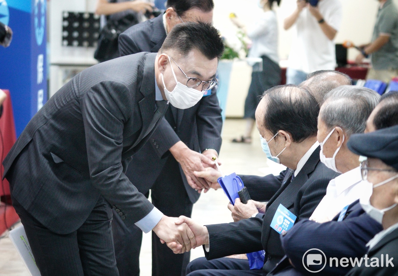 國民黨主席江啟臣出席國民黨中央評議委員會議。 圖:張良一/攝 國民黨主席江啟臣出席國民黨中央評議委員會議。 圖:張良一/攝