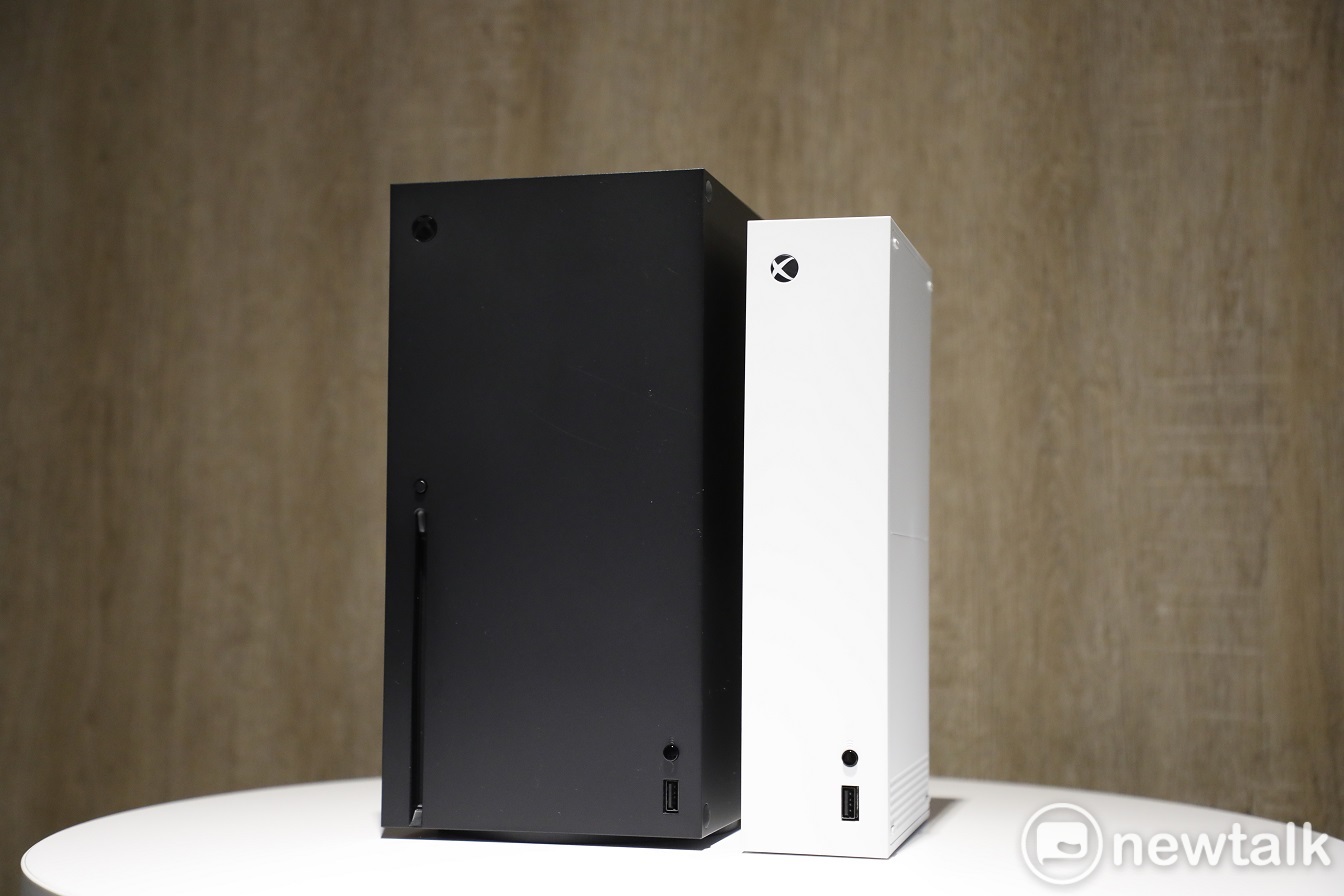 Xbox Series X | S 模型機展示 圖:蔡幸秀/攝 Xbox Series X | S 模型機展示 圖:蔡幸秀/攝