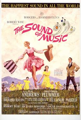 電影《真善美》(The Sound of Music,1965)海報。 圖:取自維基百科 電影《真善美》(The Sound of Music,1965)海報。 圖:取自維基百科